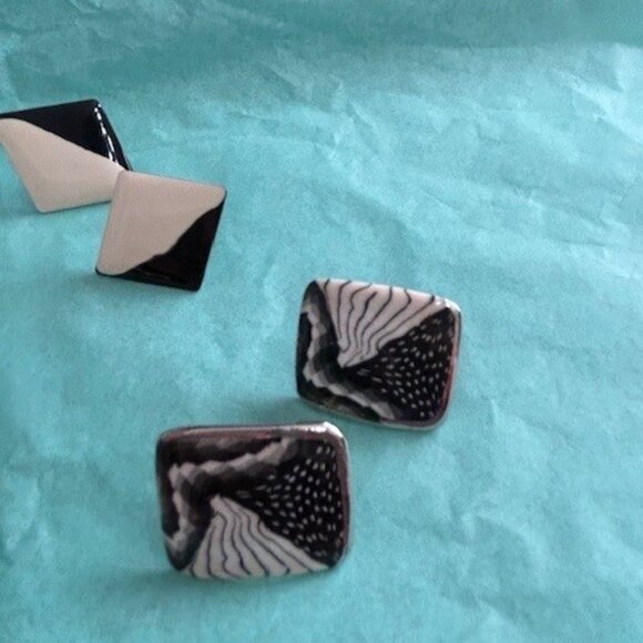 5 pairs of classic color earrings - Picture 4 of 9